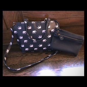 Eddie Bauer elephant crossbody